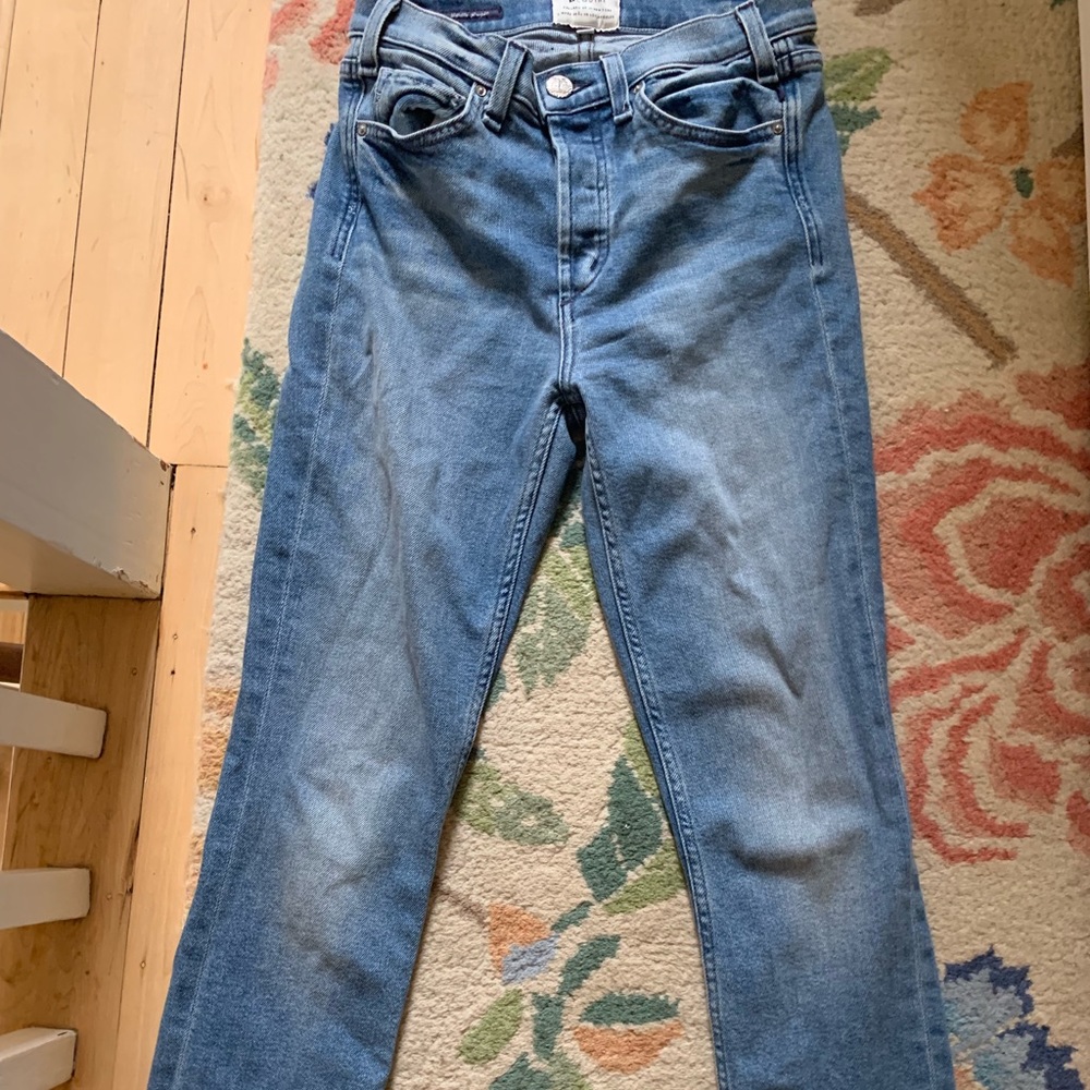 McGuire Valetta High-Rise Crop Straight Jeans 26